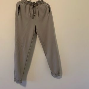 Trouser, silver colour